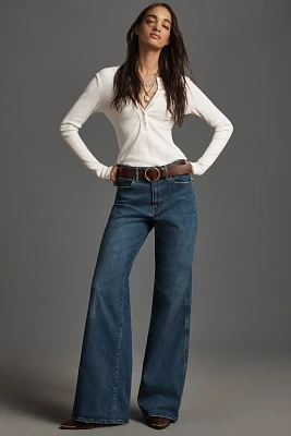 Good American Skate High-Rise Wide-Leg Jeans