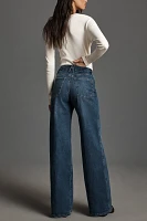 Good American Skate High-Rise Wide-Leg Jeans