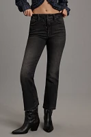 Good American Legs Mid-Rise Crop Mini Bootcut Jeans