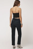 Good American Always Fits Curve High-Rise Straight-Leg Jeans