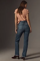 Good American Soft Tech Curve Straight Jeans