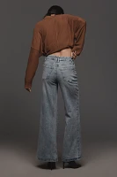 Good American Waist Palazzo High-Rise Jeans