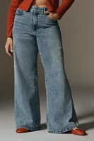 Good American Waist Palazzo High-Rise Jeans