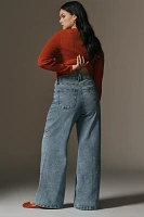 Good American Waist Palazzo High-Rise Jeans