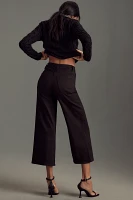 Good American Waist Palazzo Crop Jeans