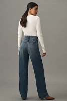 Good American Barrel High-Rise Taper Jeans