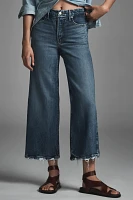 Good American Soft-Tech Waist Crop Palazzo Jeans