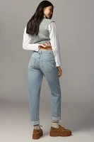 Good American The Soft-Tech Weekender Relaxed Cuff Jeans