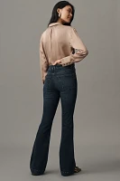 Good American Always Fits Legs Flare Trouser Jeans