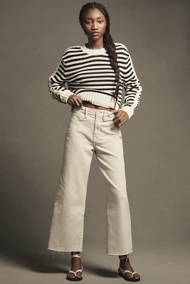 Good American Soft-Tech Waist Crop Palazzo Jeans