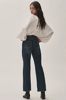 Good American Petite High-Rise Bootcut Jeans