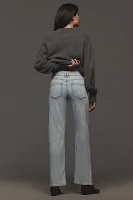 Good American Petite Boy Straight-Leg Jeans