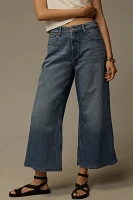 Good American x Anthropologie Ease High-Rise Crop Wide-Leg Jeans