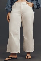 Good American Waist High-Rise Cropped Palazzo Jeans
