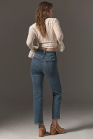 Good American Legs Mid-Rise Crop Mini Boot Jeans