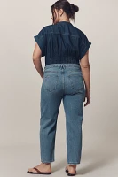 Good American Standard High-Rise Straight-Leg Jeans