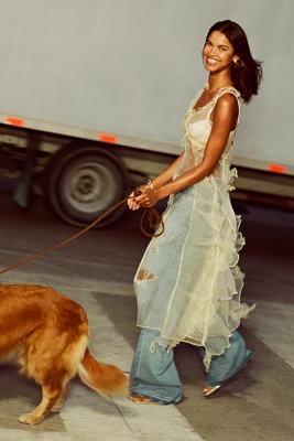 Good American Ease High-Rise Wide-Leg Jeans