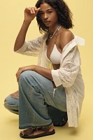 Good American Ease High-Rise Wide-Leg Jeans