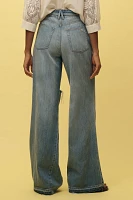 Good American Ease High-Rise Wide-Leg Jeans