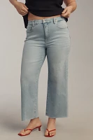 Good American Waist High-Rise Palazzo Crop Jeans