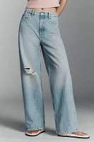 Good American Standard Low-Rise Baggy Jeans