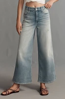 Good American Skate High-Rise Crop Wide-Leg Jeans