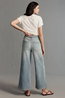 Good American Skate High-Rise Crop Wide-Leg Jeans