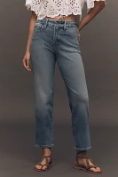 Good American Legs High-Rise Straight-Leg Jeans