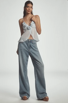 Good American Standard High-Rise Wide-Leg Jeans
