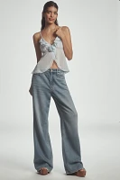 Good American Standard High-Rise Wide-Leg Jeans