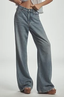 Good American Standard High-Rise Wide-Leg Jeans