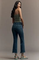 Good American Legs Crop Mini Bootleg Jeans