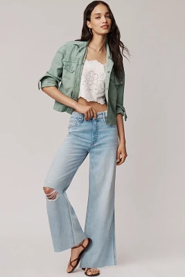 Good American Skate High-Rise Wide-Leg Jeans