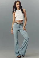 Good American Legs Soft Tech High-Rise Flare Jeans