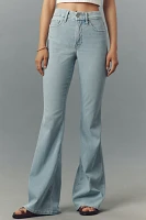 Good American Legs Soft Tech High-Rise Flare Jeans