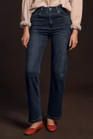 Le Jean Sabine High-Rise Straight-Leg Jeans