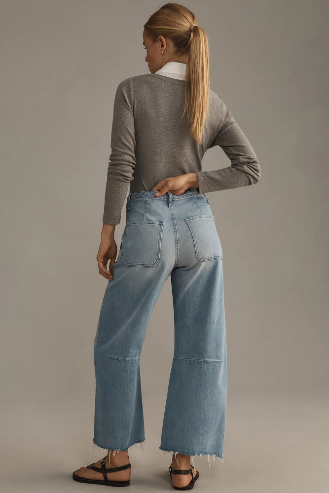 Le Jean Utility Soft Barrel Low-Slung Jeans