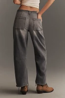 Le Jean Utility Low-Slung Barrel Jeans