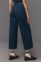 Le Jean Juliette High-Rise Wide-Leg Ankle Jeans