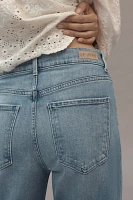LE JEAN Column High-Rise Wide-Leg Jeans