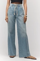 Le Jean Luna High-Rise Relaxed Wide-Leg Jeans