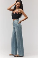 Le Jean Luna High-Rise Relaxed Wide-Leg Jeans