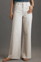LE JEAN Column High-Rise Straight-Leg Jeans