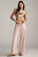 LE JEAN Rory High-Rise Relaxed Barrel Jeans