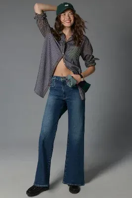 Favorite Daughter Jordie High-Rise Wide-Leg Jeans