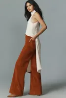 Favorite Daughter The Mischa Corduroy High-Rise Wide-Leg Jeans