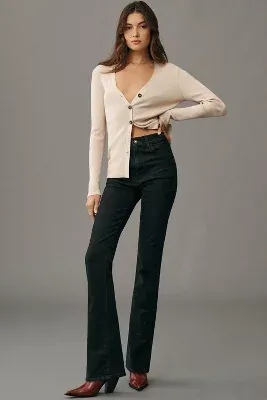 Favorite Daughter Petite Valentina Super High-Rise Mini Bootcut Jeans