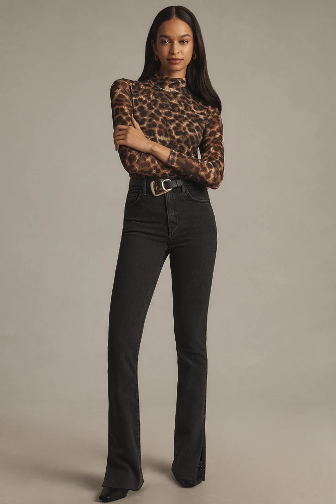 Favorite Daughter Valentina High-Rise Mini Bootcut Jeans