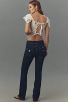 Hudson Petite Beth Mid-Rise Baby Bootcut Jeans