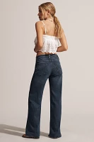 Hudson Petite Rosie High-Rise Wide-Leg Jeans